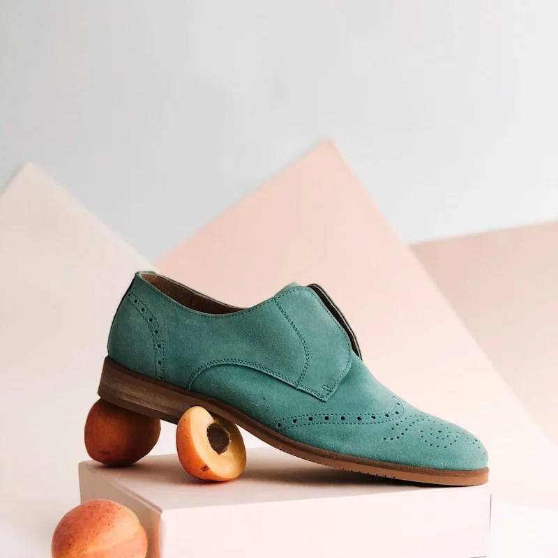 Full-Grain Leather Derby Shoes